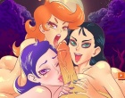 Horny Holidays: Pumpkin Witches - It's Halloween and you're alone. None of your plans worked out so you ended up without any party to attend, or friends to hang out. Probably that's because your attitude against all pumpkin and costume thing. Maybe walking around under the moonlight will change your mind when you'll meet three sexy witches.