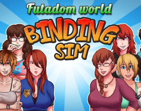 Futadom World - Binding Sim [v 0.9.5] - I have to warn you that there's only shemale sex with each other and with the hero of this game. He's just looking for a romance and wants to be loved. You have to improve your characteristics and try to impress various characters. But be careful you might end up as a slave or a hole for big dicks.