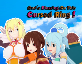God's Blessing on This Cursed Ring [v 0.8.3] - This is a hentai parody game of Konosuba. In this uncensored title, you get to take on the role of the lead character Kazuma, and his group of hot female friends, as they go out to investigate an abandoned castle. While you have no desire to go to that suspicious place, you have no choice and once there, you soon discover a mysterious ring that threatens to change your life. You will need to find a way to escape the power of this ring to survive. Luckily, you have the sexy Megumin, Aqua, and Darkness to join you for the ride. Play on and see what sort of mischief, perverted or otherwise awaits you!