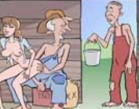 Got Milk! - A funny animation about life on a farm. A worker approached his boss to tell him that he had milked his new cow. At this time, the boss is fucking some village whore. The boss is surprised because he doesn't have any new cows, just a new bull. It turned out that the worker jerked off the bull, and did not milk the cow. By the way, he also drank from this bucket. Watch and learn from other people's mistakes.
