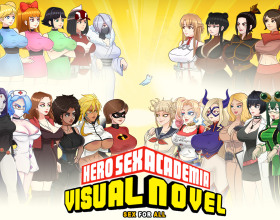 Hero Sex Academia - Step into an amazing game where famous characters from Marvel, Anime, DC Comics, and more come together in a world full of superpowers. You play as an 18-year-old about to start at Heroes Academy. Here's the catch – you're the son of the mightiest hero, but nobody knows where he disappeared. Explore the academy, meet cool characters, and uncover the mystery behind your dad's vanishing act. Get ready for a thrilling adventure as you learn and grow alongside these iconic figures in a world where every corner holds a new super-powered surprise. You know it's going to be a blast when superheroes fuck!