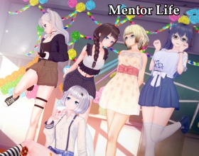 Mentor Life - In this hentai game, you will take on the role of a mentor at a new college who needs to fulfil an important mission. It is now your job to patrol the campus, visit dorm rooms, and watch students to see who violates the rules of the college. Later on, you will be handed an even more complex and special mission that may seem impossible. You'll also need to build relationships with girls and even train them in all manner of sexual acts including ahegao, tekoki, gokkun, and more. Ultimately, you just have to do your best, and in the process, you can even create your own mentor club. Click start on this eroge, meet all kinds of bishĹŤjo, and discover what campus life truly has to offer.