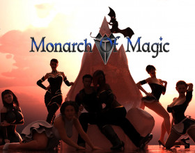 Monarch of Magic [v 1.0] - Game window is really big, so use CTRL (-) to zoom out browser and fit the game into your screen. You'll take the role of the guy who just killed the demon and found some magical gem. With this gem you are able to control people, make them for your slaves and do other things. Eventually you can take control over the entire kingdom.