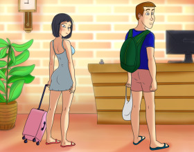 TakenoteR [v 0.8.5] - This game is about a young writer and her husband who have just arrived at a modest resort. The couple is not very rich but they know how to have fun using the little they have. They are excited about their vacation and hope that it will be the best vacation ever. As long as they got each other and spend every waking moment together, it's going to be a blast. The girl is quite an unusual writer with an electric mind. She writes erotic novels and is very wild. Her husband doesn't know she writes SMUT and wants to keep this secret from him. She tries her best to hide it. Who knows, maybe she will find some inspiration during their vacation and finally finish her book.