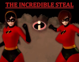 The Incredible Steal - If you enjoyed The Incredibles, then this parody porn game is perfect for you. The story follows how superheroes are still illegal, and Bob is forced to handle ordinary office tasks. Bored with his current life, he gets a call from a secret agency with an exciting offer: He can get back to being a superhero, but not as himself. He has to use his wife, Helen, who looks a lot like the sexy Elastigirl, to do the missions, but this has major implications as it will affect not only the superhero world but his family, too. In other words, along this journey, she will have to engage in all kinds of naughty and lewd acts like stripping, giving handjobs, titfucking, and even hardcore creampie sex. With the stakes so high, the question is whether Bob is willing to risk his family to be a famous superhero again. Click the start button and explore this exciting story that revolves around themes of love, family, greed, ambition, desire, and lust!
