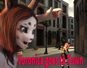 Voronica Goes to Town - This is an exciting porn game that has you playing as a hot and adventurous girl named Voronica. She just recently got released from jail and is now searching for a job that fits her unique talent, which happens to be eating people and engaging in all kinds of perverted sex acts. It is up to you to guide her through the job market and make sure she stays employed and well-fed to avoid going back to jail. This also means enhancing her stats, altering her wardrobe, and even satisfying her horny cravings through blowjobs, hardcore sex, and even creampies. This visual novel also comes with many interactive choices, so you get to decide how Voronica's story unfolds. Hit the play button and try to make smart decisions in this world filled with crazy adventures and insatiable fun!
