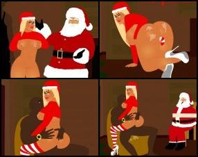 Bad Santa XXXmas Tale - Порно Игры