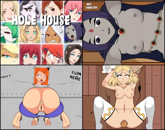 Hole House is the ultimate brothel experience for anyone that wants to have their favorite cartoon characters as their very own sex slaves. Much like any business, you must help the new owner reconstruct the building, increase its clientele, and also recruit more sex girls to make money. This uncensored hentai game gives you complete control, so you can fulfil any fantasy or fetish that you desire. Have anal sex with Velma from Scooby Doo as hard as you want? Cumshot Ahsoka from Star Wars as much as you like? Strip Marge from The Simpsons and show her what big dicks can do? You can even dress up the owner and have big tits sex with your boss! So many over 18 parodies to enjoy, so many elite cartoon babes to unlock, so many different ways to have MILF or teen sex, and so many opportunities to make a profit while you’re at it. Explore one of the best porn games in 2024 to stretch out not just your favorite blondes, brunettes and redheads, but also your business management skills!