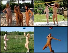 In this free adult game you have to play volleyball in 5 different ways against nude girl! She may teach you a lot of new funny games! Select the game and try to beat her in 2:30 minutes. Use Mouse to control the game. In basketball you can catch the ball by clicking the mouse right before ball touches the paddle. As a reward you'll see nice video.