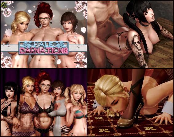 You'll start working in the Carnation Club - a special club where any sexual fantasy can be fulfilled. You can decide how naughty, sadistic, dominant or romantic you want to be. With multiple paths you can see different scenes. Most of the girls are trying to their best in this brothel to win the grand price.