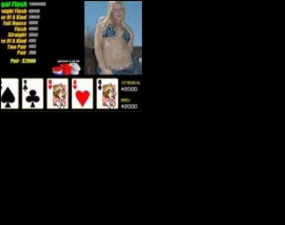 That simple - Play poker and strip girl. Poker is an extremely popular card game that involves betting and strategy. In order to win, collect one of the poker hands combinations: Royal flush, Straight flush, Four of a kind, Full house, Flush, Straight, Three of a kind, Two pair or a Pair. You win, you strip the girl.