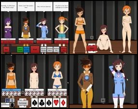 In this poker game you can undress 82 (and counting) famous characters from different genres and series (Pokemon, Overwatch, Zone-tan, Final Fantasy etc)! Personalize your character, choose your opponents and start playing. You must win to see how other characters cum and get access to bonus content.