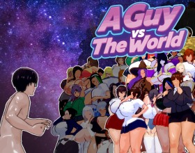 A Guy vs The World - You play as a lonely student who lives alone in a tiny, falling-apart apartment. His furniture is old, the walls cracked, but he doesn’t care. He spends nights reading hentai and jerking off to adult comics. Friends hate him for it and call him a pathetic wanker. One day, he is suddenly pulled into a world full of the girls he always dreamed about. Tanuki, a cheeky God, guides him. He can touch them, fuck them, lick their tits, suck their wet pussies, and make them moan. Every card he collects is a new hole to fill. Girls beg him to take them, ride him, and milk his cock. Every choice promises some raw sexual fun!
