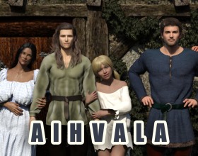 Aihvala - In this fantasy medieval sexgame, you get to play as a young guy. Your life is pretty boring. Nothing exciting in your tiny village. Everyone knows everyone and you find yourself craving chaos. Something, anything fresh and exciting. You are stuck because you have no money, no prospects and no way out. Day in, day out, your life is filled with endless hardwork. You never even have time to catch your breath. All of this changes when an unexpected adventures pops up. Say goodbye to your boring life and welcome a world full of intrigue and danger. In this sex adventure, you are about to encounter possibilities and twists you never knew existed. No more predictability!