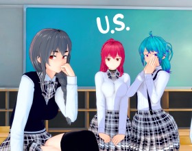 An Unconventional School Season 2 - Back with Season 2, this is an excitingly immersive porn animation game that throws you right into the wild, messy, and super sexy lives of a group of college girls at the most unconventional school imaginable. These captivating heroines are just starting to dive headfirst into passion, desire, and all kinds of naughty fun — but every single one of them is hiding juicy secrets they’d never spill to their best friends. The narrative follows a linear storyline, but you can choose what angles to explore in each of their lives. Do you crave first-love romance? Then focus on the heartfelt dialogue and character growth. If spicy drama is more your pace, then go ahead and uncover hidden secrets that could wreck friendships forever. And if you’re in the mood for straight-up filthy action, you’ll get plenty of steamy scenes packed with blowjobs, cunnilingus, handjobs, raw vaginal creampie sex, and more. But if you prefer to avoid sex scenes, then feel free to skip them! All in all, it’s your call on how this all plays out — so click that start button and make the story as romantic, dangerous, or naughty as you like!