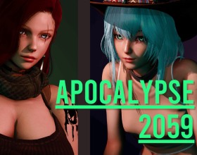 Apocalypse 2059 - In the gritty, post-apocalyptic world of 2059, survival is a brutal daily grind after "The Cataclysm" event nuked civilization into dust. Born in a claustrophobic underground bunker, you've known nothing but safety—until a stunning stranger bangs on your door, begging for help. Suddenly, you're thrust into a dangerous, thrilling new reality. The surface is a frozen hellscape where law and morality are long gone, and every step is a fight against extinction. Expect heart-pounding adventures, deadly risks, and maybe even some steamy encounters with women in this savage world. This 3D porno game mixes suspense, survival, and erotic scenes that feature masturbation, oral sex, lesbian sex, cumshots, and more, as you navigate the ruins of a lost world. Are you ready to ditch the bunker and face the wild, treacherous unknown?