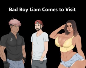 Bad Boy Liam Comes To Visit - You’re a regular dude who somehow landed a total knockout for your wife. You’re grinding hard to build your dream home and tackle that mortgage, but you’ve been neglecting her spicy needs. Then struts in Liam, a cocky, smooth-talking short king fresh from college, already plotting to steal your girl with his slick moves. A showdown’s looming, and you’re at a crossroads: fight to keep your wife's heart, or stand by as Liam works his charm into her panties? Maybe you’ll even flip the script and snag his girl for some revenge thrills. This exciting porn animation game lets you play both sides, with branching paths packed with raw drama, sloppy blowjobs, intense masturbation, wild doggystyle scenes, messy creampie finishes, and more. Get ready for a lust-fueled clash that promises unexpected twists and turns around every corner, as you push forward to figure out what you truly want from this relationship.