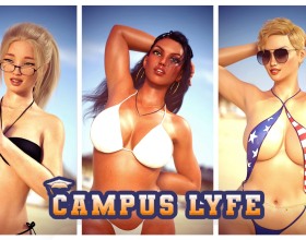 Campus Lyfe - Explore this 3D porn game that throws you into the nutty world of a young spy-in-training who is struggling to navigate the complexities of college life and his secret life as an agent. During the day, he’s a normal person trying to fit in with classes, friends, and the rivalries that accompany all that. But at night, he has to meet interesting characters and uncover all kinds of hidden agendas that they have to hide. With every interaction, he finds himself unravelling new layers that end up leading to romance, love, and intense sexual adventures with all kinds of busty babes. From cowgirl sex to missionary sex to doggystyle sex, you can get to watch these erotic scenes unfold in stunning resolution. But there’s also a lot of drama and danger to watch out for, so get ready for an unpredictable adventure that comes full of twists and turns. So, hit the play button and remember that every decision you make will impact how his story unfolds!