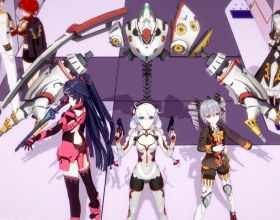 Captains Bizarre Adventure Act 2 - Get ready for Part 2 of this wildly erotic Honkai Impact hentai parody, where you take on the role of a grieving captain who rips open a hole in time itself to go back and undo every tragedy that stole your loved ones. Command your battleship and explore a vast sci-fi universe that is filled with incredible locations and high-octane combat. But the real mission? Getting intimate—with the gorgeous roster of battlesuit waifus who choose to fight beside you. From start to finish, you will be tossed in various sexual encounters that involve vaginal sex, raw creampies, threesomes, and more, as you soon realize that saving the world means turning pure heroines into your personal cum-hungry sluts. Just remember that every one of these babes has a unique personality and their own desires to consider, so make wise choices. If you're ready for an epic adventure, then go on and hit that play button now!