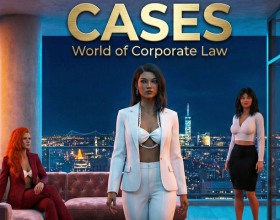 Cases - Navigate through the wild, noisy streets of New York City as a young guy already on the run from FBI agents hot on your tail. Unexpectedly, your day heats up even more when you duck into a random building, sprint to the elevator, and bam! There’s this gorgeous, mysterious stranger in a tight, seductive red dress staring right at you. Before you know it, you’re bluffing your way into one of the city’s most elite law firms. No law degree? No problem. All you need is a sharp suit, killer confidence, and that photographic memory to fake it like a pro. You climb the corporate ladder by outsmarting smug partners and seducing those proud, high-powered women who usually look down on everyone. Expect plenty of steamy hookups packed with blowjob scenes, cunnilingus, deep pounding missionary sex, back-breaking doggystyle pounding, and raw creampie finishes. Got the balls to bluff, bang, and conquer the legal world in this exciting nsfw game? Click the start button and try to climb the corporate ladder using nothing but your quick wits, mesmerizing charm, and throbbing cock!