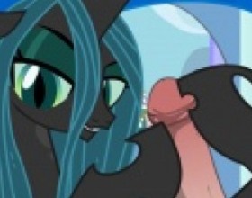 Chrysalis Adult Parody - Two little ponies are blowing some cock. These are heroes from My Little Pony Chrystalis series. Watch this sexy movie with slutty furry ponies doing handjob and sucking cock.