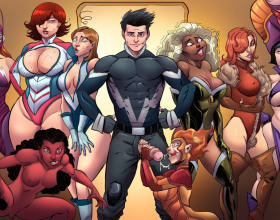 Comix Harem - In this online game you can play as a superhero from whom none of all heroines can resist. Your mission is to travel around this horny world and help those heroines in order to fuck them really hard. During that you'll manage to create your own harem of famous super-heroines.