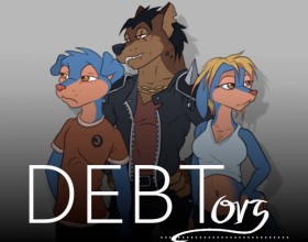 Debtors - Get ready for a wild, twisted furry porn game that follows Paul and Claire, a hot mess of a furry couple. After college, they lived large: fat paychecks, endless parties, pure hedonism. Then the economy crashed, jobs vanished, and their lavish life imploded. Broke and desperate, they borrowed heavy cash from the ruthless Hyena Brotherhood – a criminal gang that doesn’t do late payments. Now the hyenas are circling, ready to collect in brutal ways. Just when things look hopeless, a mysterious cult sends them an invitation to join their non-stop orgies, freaky rituals, and mindless perversions for a chance to stay alive. From sloppy blowjobs to hardcore gangbangs, you can expect to see all kinds of perverted kinks unfold. But how far will Paul and Claire go to survive? Jump in and find out.