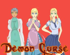 Demon Curse - This story starts with you being convinced you’re dead—total darkness, racing thoughts, heart slamming. Suddenly, a sultry voice purrs that you’re not gone yet. Meet Aeziana, a smoking-hot succubus who yanks you back from the brink with one hell of a shady deal. Next thing you know, a white flash dumps you in a hospital bed surrounded by gorgeous nurses and classmates who can’t keep their hands off you. This porn animation game throws you into a wild adventure where you balance regular school life with a demonic bond that’s dripping with temptation. Expect tons of explicit scenes: deep-throat blowjobs, hard doggystyle sex, messy creampies, and more. Will you break the curse or be her eternal plaything? Your choices will influence everything, so hit that play button to see what this seductive creature has in store for you!