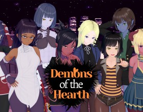 Demons of the Hearth - In this thrilling sexgame, you play as a once-mighty demon lord, stripped of your power and desperate to reclaim your throne. Your quest leads you to Sanctus, a lawless city pulsing with passion, danger, and dark secrets. To survive, you'll need to master magic, weave manipulation, and outwit cunning enemies. Form risky alliances, seduce powerful figures, and uncover long-buried truths as you climb your way back to dominance. Every decision shapes your destiny. Will you rule once more or be consumed by betrayal? Enter a world where sex, power, and survival collide, and where each move you make could secure your rise or doom your fall.