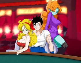 Doragon Boll: Hybrid Eroventures - If you love the Dragon Ball anime, then get ready for this sizzling hentai porn game that comes set in the 7th Universe, aka Earth. After the Games with Kell wrap up, Saiyan Son Gohan, our hybrid hero born of two different races, has decided it's time for a major change of pace. Forget endless battles and boring books because this time, our smart, kind-hearted powerhouse steps into a steamy new chapter filled with experienced MILFs who can't wait to get their hands and mouths on him. Packed with fan-favorite characters like Bulma, Vegeta, Launch, and more, this story promises a mix of adventure and nonstop fucking with busty ladies who are ready to ravage the young stud. Chat them up, build that sexual chemistry, then let him explore every inch of their mature bodies across various scenes with hot oral play, deep vaginal pounding, and risky creampie finishes that leave their wet holes dripping non-stop. So, hit play and explore an exciting parody world where all that matters is how well that hard dick makes these horny females scream in pleasure!