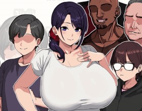 Eimis NTS Life - Step into the shoes of Mr Smallcock, a guy married to a stunning, big-chested wife who’s way too hot for her own good. In this porn game, you will be diving deeper into the wild adventures of your incredibly naughty wife. Every single day in their routine turns into a minefield of temptation, so you can expect flirty neighbors, cocky coworkers, old flames, and random studs all circling her like sharks. And through all of this, you must make tough choices that crank up the emotional heat: do you push her toward them, try to keep her loyal, spy on her secret hookups, or just sit back and watch it all go down? Get ready to explore themes of jealousy, heartbreak, arousal, and twisted love across intense scenes packed with mind-blowing oral sex, leg-shaking vaginal pounding, a little fem-dom action, and finally, raw creampie sex that screams breeding program. It’s all about the thrill of complicated relationships, fighting to hold onto love, and facing the consequences of your choices with every decision branching the story into different paths and endings. If you feel ready to handle the huge weight of responsibility, then hit that play button to get started!