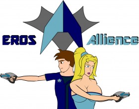 Eros Alliance [Alpha v1.4.0] - You play as a captain of a mercenary group. You compete with other groups so you must find your own way to gain influence over the planet. 
Use these controls: W A S D to Move, Space to interact, R to open inventory, numbers to pick options.