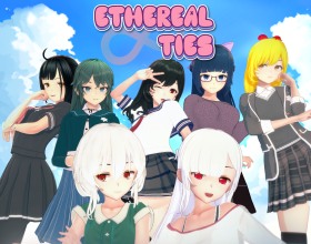 Ethereal Ties - Your boring life takes a wild turn after a freak death sends you looping back in time, resetting the day each time you die. It’s an unbelievably creepy and twisted turn of events, but it also unlocks a hidden world of Diviners, who are people with powers like yours. The catch? The authorities want you all eradicated. Now, you must find a way to navigate this nsfw game’s suspenseful story without being killed. Along the way, you will meet and bond with all kinds of fascinating characters and maybe spark intense romances that lead to love and passionate encounters with masturbation, blowjobs, titfucks, vaginal sex, and even cumshot finishes. But be careful because some allies might betray you, so don’t be too trusting. Click start and get ready to experience a thrilling adventure filled with secrets, mystery, erotica, and supernatural twists, all unfolding in a dangerous, mind-bending world where reality seems to bend far more than you ever could have imagined!