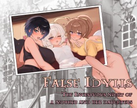 False Idylls - Get ready for a steamy nsfw game where a stormy week traps you and your family in a creepy old house. But it’s not just about weathering the storm; the bonus side of this is that you get to flirt, get cozy, and explore new connections with certain family members. But this house has secrets: eerie noises, locked rooms, and old letters hint at mysteries waiting to be unravelled. Feel free to play as different characters, each with unique quests and perspectives, to help you uncover hidden truths. In the process, you will get to see various intimate encounters unfold that range from intense fondling to masturbation to futanari sex to hot creampie sex that result in even deeper relationships. But will you be able to solve the house’s dark secrets or get lost in all the passion before the storm clears? Click start and decide for yourself how this rainy adventure that touches on themes of desire, temptation, corruption, and forbidden love will end!