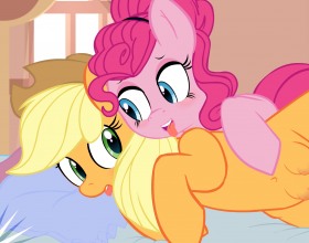 Filly Fuck Fiesta [v 1.0.1] - In this sex parody of the animated series, My Little Pony, you get to choose between several titular characters and make a sex scene for two of them. The game features Rainbow, Twilight, Pinkie, Flutters, Rarity and Applejay. You must split these ponies between submissive and dominant, which means playing matchmaker. With several options to choose from, you have full control over each scene so it's up to you to decide who pairs up with who. The gameplay even allows you to customize each of their looks, as well as certain aspects like lighting, audio, and more. Play on to see just how slutty these ponies can get!
