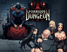 Forbidden Dungeon - Explore this hentai porn game that comes inspired by the cult classic Darkest Dungeon’s brutal atmosphere, but way hornier. You take on the role of a lone hero torn from your world and thrown into a rotting realm ruled by a sadistic Demon Lord who feeds on greed, lust, and corruption. Every torch-lit corridor of this damp dungeon echoes with moans, chains, and wet slapping sounds as you fight/fuck your way deeper. Expect nonstop depravity: rough blowjobs, sloppy cunnilingus, doggystyle pounding, anal creampies, tentacle violations, BDSM torment, monster gangbangs, and more. Between runs, you level up your carnal skills—learn to dominate horny babes, milk them, or break them with orgasm denial. But be careful, every descent into its depths leads to a fresh and more intense orgy of danger and ecstasy. Will you conquer this realm, or succumb and turn into the dungeon’s favorite toy? Hit the start button to find out!