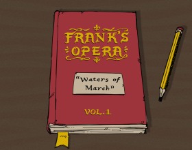 Frank's Opera - Step into the life of Frank Dubois, the absolute king of Villa Nyoko—the hottest, strongest, smartest, and most magnetic guy in town. But here's the wild twist: he's the last man standing, literally the only male left. That leaves his gorgeous neighbors, Amy and Jenny, with no other options for a guy their age, whether they admit it or not. Naturally, Frank's totally hooked on the idea of railing them both, so he passes the time filling notebooks with raunchy sketches of his nastiest sex dreams—threesomes, rough backshots, and everything in between. Dive into this hilarious porn animation game packed with exciting dialogue, sultry seduction, and maybe even dripping creampies by the end, as Frank aims to turn his dirty fantasies into reality with these two desperate beauties. Will they end up knocking on his door, begging for his cock? Click the play button to find out how this throuple situation unravels!