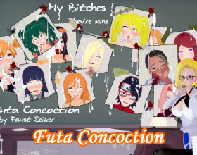 Futa Concoction [Ch. 2 part 4] - This is a hentai parody game that features several characters from the Naruto anime like Sarada, Kushina, and Ino. In this over-18 title, you take on the role of a perverted young girl named Lazuli. She is a talented alchemist who is completely obsessed and driven by her desire for sex. As such, she has spent her entire life on the Cumcoction project with her ultimate plan being to sleep with as many sexy babes as she can and corrupt them. Will she be able to make her evil plans come to fruition? Progress your way through the game to discover what her perverted project entails for all the sexy women in her sights.