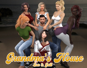 Grandma's House [v 0.16] - A guy comes back home from college, and the story revolves around his experiences there. The house has a landlady and other roommates, and there's a bit of sneaking around and observing things. It's a tale of homecoming with some twists and turns, exploring the secrets hidden within the shared living space. Get ready for a straightforward journey where surprises pop up in different corners of the house. It's pretty textbook but there is nothing boring about this game. The guy will fuck his landlady and his other roommates and it will be a blast. The game may take long to load but it definitely shows you how friends with benefits work.