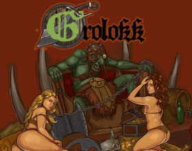 Grolokk [v 0.64] - Grolokk is a goblin raider who travels around the land building his own harem of girls. Of course he must battle against lots of enemies on his way in this world full of evil and danger. You start together with your companion Darcia - a hot redhead that will bring you a lots of joy.