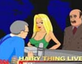 Hairy thing live - This time we have a wonderful parody of "Larry King Live". In this episode, viewers call into the show live and ask their questions to Charlie and a sexuality expert. The expert is shocked by such dirty questions from the audience, but Charlie is no longer surprised by anything, and she knows everything better than any guru. In general, you are guaranteed to have a lot of sex and dirty humor. Take advantage of this rare opportunity!