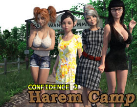 Harem Camp [v 0.18.0] - Confidence 2. This game combines multiple genres and it's a big mix of everything, I hope you'll like it. You'll work this summer in the camp for a women retreat. Even though it's not about your problems you can turn around everything and use those girls to have fun by yourself, take control over their minds and force them to do what you want.