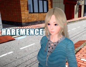Haremence - In this sexgame, you are a genius scientist who has created a groundbreaking device. You created a sex weapon that can be used to control humans. With it, you can create your own harem and mind control sexy babes. But it's not that easy. You are being hunted down by some unknown forces who want the device. They have already kidnapped your partner and now they are after you. Luckily, you meet a sexy hacker called Alice. She helps you hide in a secret hideout where other scientists are hiding. Here, you get to fuck sexy babes with big tits. Enjoy messy boobjobs, blowjobs and try getting to the toilet scene. It's the nastiest! Prepare to enjoy some really hot fuck sessions with four beautiful babes. The way they will go down on you will have you cumming every single time. Start with sexy Alice.