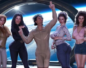 Hunter: Space Pirates - Follow a young protagonist whose life is a wild ride of mystery and emotional twists. Separated from his mom at just three years old and under shady circumstances, he’s taken in by a kind couple mourning their own son. His foster dad, a retired Navy pilot called "Viper," sparks his love for planes. But tragedy hits hard when a grizzly bear kills his foster parents. Now a teen, he moves into a new foster home with four incredibly sexy women who shape his identity. Through intimate moments that involve kissing, blowjobs, cunnilingus, vaginal sex, and even creampie climaxes, these sultry women guide him on a path of self-discovery, relationships, love, and family. Watch all the drama and erotica unfold in high resolution by clicking start on this 3D porn game that promises a complex and passionate narrative from start to finish!