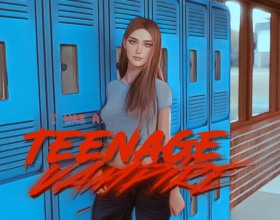 I Was a Teenage Vampire - Experience this 3D porn game that blends retro '80s horror vibes with raunchy teen comedy. It's summer 1989 in Silver Lake when school's wrapping up, and you're hustling for a job, saving for a car, and hunting for a hot hookup. But strange things start happening in town when folks are suddenly vanishing, and after your best friend disappears, the fear really starts to set in. Soon enough, you begin to suspect that something ancient and evil has awakened in this town. To make matters worse, whatever is lurking in the shadows is clearly hungry. Explore this thrilling story where your choices will shape how the nightmare unfolds. And as you get deeper into it, you will find yourself in all sorts of wild and steamy encounters with various blondes and brunettes. Some of these HD sex scenes will involve blowjobs, handjobs, vaginal pounding, anal, and creampie finishes, so there's a lot to look forward to. But will you get to live through the summer? Or fall victim to a bloody end? Start playing to find out!