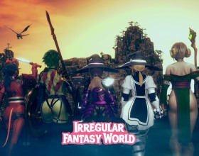 Irregular Fantasy World: A Sapphic Adventure - Take on the role of Mira, a reincarnated young girl, who dives into a wild realm where ancient magic meets urban chaos. At a prestigious adventurer’s academy, she teams up with a quirky crew: a buff orc warrior who’s all about protection, a flirty demon girl who loves to tease, a shy satyr bookworm, and a chatty, know-it-all elf. Throughout this 3D porn game, you can expect to see several steamy moments in high resolution with fingering, cunnilingus, lesbian sex, monster sex, and more, as Mira navigates epic battles, flirty antics, and a world full of absurd twists. But beneath all the fun lies a darker mystery—fallen eldritch gods, scheming liches, and human supremacists threaten the realm. Can Mira and her chaotic squad uncover the truth before it’s too late? Click play and see how this thrilling fantasy tale unravels!