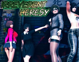 Irreverent Heresy - Step into the shoes of Marcos, a regular dude who’s been flipping weird and rare items for years with help from his detective brother-in-law, Ramon. Ramon snags oddities from police raids, and Marcos finds buyers for them. However, things suddenly take a wild turn when Ramon hands over an ancient magical grimoire once owned by the legendary Madame of the Coven. Suddenly, mysterious women start popping up, drawn to Marcos and eager for steamy encounters—think blowjobs, cunnilingus, vaginal sex, cumshots, and more. As you unravel the book’s seductive powers, brace for some intense consequences. Will you master the grimoire’s magic or get burned by its dark secrets? Dive into this spicy 3D porn game adventure that promises all kinds of incredibly erotic high-resolution scenes to find out!