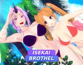 Isekai Brothel - This is a fun hentai sex game and dating simulator that brings out all your wildest sex dreams to life. Unlike typical dating simulators, this is an adventure that uses interdimensional travel technology to transport you beyond the limits of your imagination. You will get to visit countless universes and meet adorable girls from your favorite anime and manga worlds like Kimetsu No Yaiba, My Hero Academia, Naruto, etc. Some of these hot babes include Ino Yamanaka, Ochaco Uraraka, Nezuko Kamado, and so many others. You will get to choose between one-night stands by jumping straight into the hot scenes, romance with long dates, or even exploring all kinds of perverted fetishes involving ahegao, shibari, and nakadashi. It is up to you to build relationships with these girls with every choice you make impacting how the story pans out. Hit play and dive into this crazy multiverse to interact with all the sexiest anime girls you've ever known!