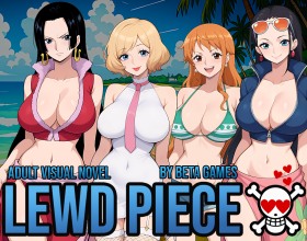 Lewd Piece - Lewd Piece is a spicy hentai porn game set in a thrilling pirate world packed with treasure hunts, fierce naval battles, stormy seas, and high-stakes adventures. Much like Luffy, you get to step into the boots of a smooth, charismatic captain who makes all kinds of interactive choices that will shape your wild journey, all while taking on exciting quests handed out by smoking hot and busty legends like Boa, Robin, and Nami from One Piece. While sailing and fighting, you’ll seduce and build intimate relationships with your all-female crew, so get ready for a wild fuckfest on the high seas. If you play your cards right, you'll get to unlock tons of erotic scenes featuring creamy blowjobs, juicy paizuri, deep vaginal sex, intense anal sex, hot nakadashi, messy facial cumshots, and more with these eager, dripping pussies. Click start and get ready for the pirate harem fantasy of a lifetime!