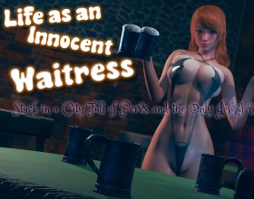 Life as an Innocent Waitress - You play as Angel, a broke slut in a dirty little town. She works in a bar where drunk men grab her tits and squeeze her ass. They talk about fucking her pussy, stretching her ass, and filling her mouth with cum. She’s young, horny, and easy to use. Some men pay her, some blackmail her, some just bend her over and fuck her raw. In bathrooms, trucks, or dark alleys, every cock wants a piece of her. They fuck her holes until she’s dripping, begging, and orgasming. Cum runs down her thighs, spills from her ass, and coats her face. Angel can fight her destiny, or open wide and spread her legs for every cock in town.